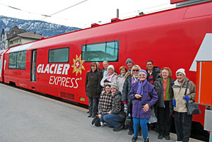 No rail tour of Europe is complete without a ride on the Glacier Express.