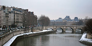 The charm of Paris in winter