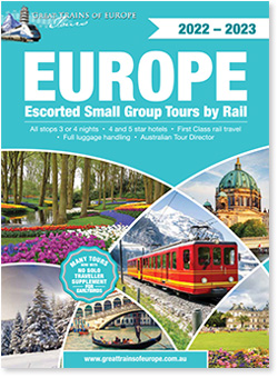 Great Trains of Europe Tours’ 2023tour booklet