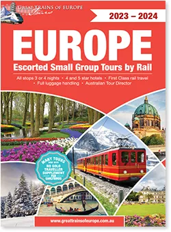 Great Trains of Europe Tours’ 2024tour booklet