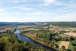 Dordogne river valley