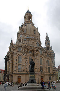 Dresden Frauenkirche rebuilt after its 1945 destruction