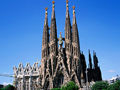 Antoni Gaudí’s unfinished masterpiece, La Sagrada Família cathedral