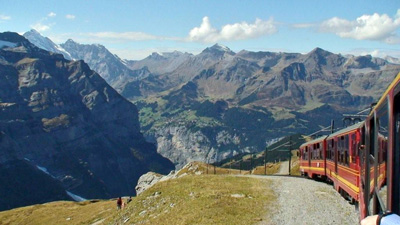 The breath-taking train journey to Jungfraujoch